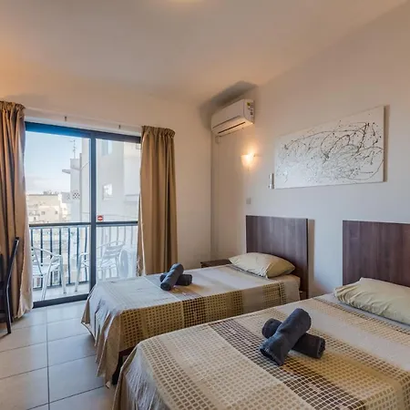 Seashells With Terrace, Just Off The Seafront In Bugibba - By Getawaysmalta *